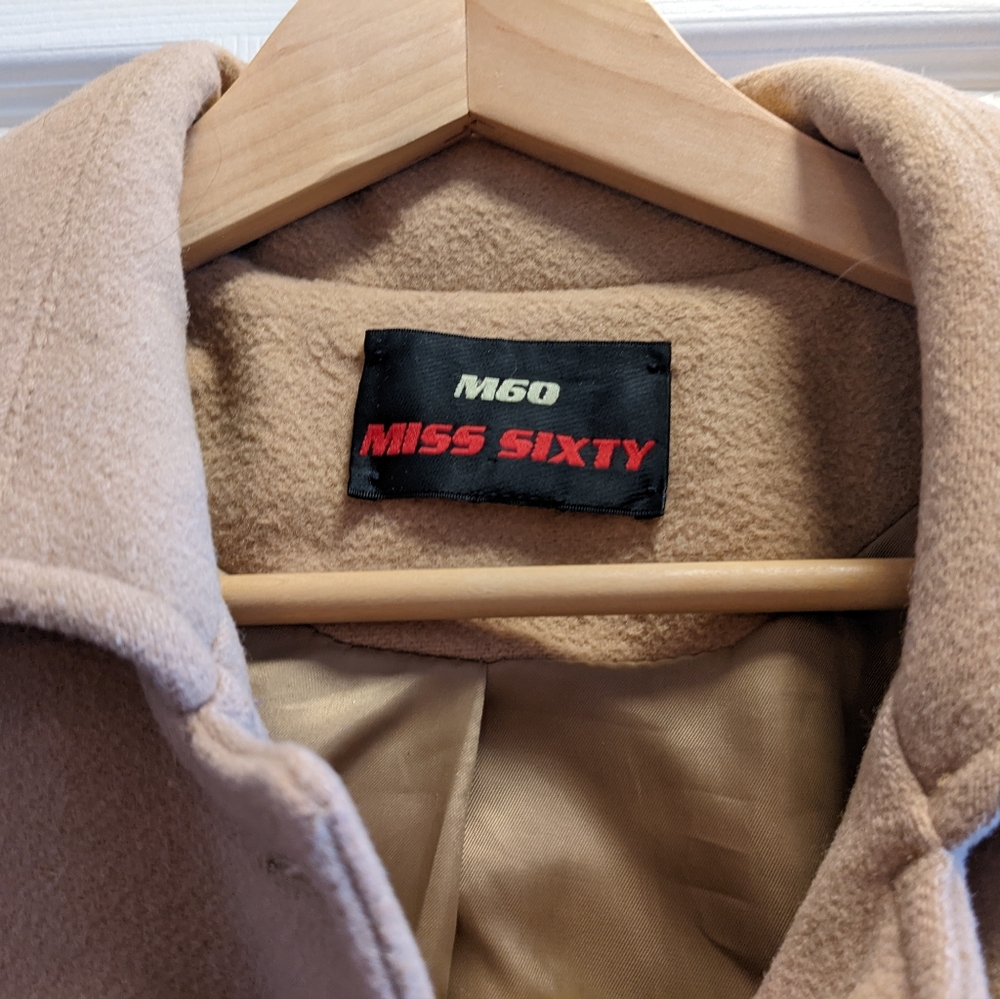 Camel Wool Coat - image 2